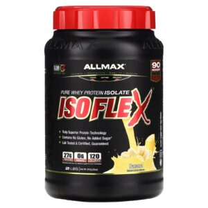ALLMAX ISOFLEX® Isolado de Proteína Whey Pura Banana 907 g (2 lbs)
