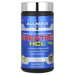 ALLMAX Cloridrato de Creatina 750 mg 90 Cápsulas