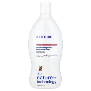 ATTITUDE Nature + Technology™ Detergente para Lavar Louça Toranja Rosa 700 ml (237 fl oz)