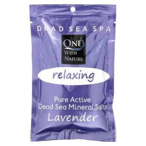One with Nature Dead Sea Spa Sais Minerais Relaxante Lavanda 70 g (25 oz)