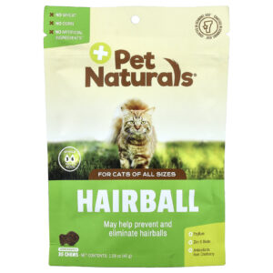 Pet Naturals Auxílio contra Bola de Pelo para Gatos Aprox. 30 Cápsulas Mastigáveis 45 g (159 oz)
