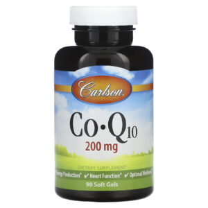 Carlson CoQ10 200 mg 90 Cápsulas Softgel