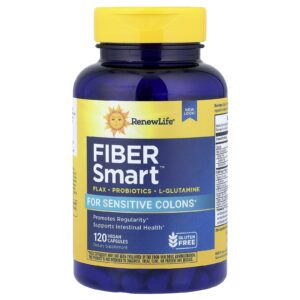 Renew Life Fiber Smart™ 120 Cápsulas Veganas