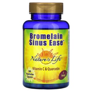 Natures Life Bromelina Sinus Ease 100 Cápsulas Vegetarianas