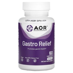 Advanced Orthomolecular Research AOR Gastro Relief 60 Cápsulas
