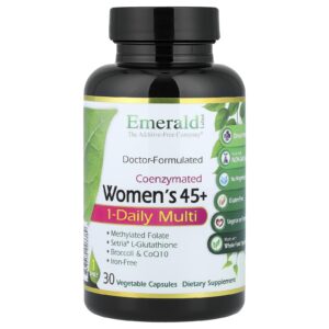 Emerald Laboratories CoEnzymado Feminino 45+ 1 Multi Diário 30 Cápsulas Vegetarianos