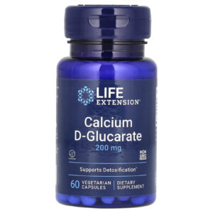 Life Extension Calcium D-Glucarate 200 mg 60 Cápsulas Vegetarianas