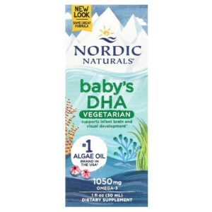 Nordic Naturals DHA para Bebês Vegetariano 1.050 mg 30 ml (1 fl oz)