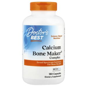 Doctors Best Complexo Calcium Bone Maker® 180 Cápsulas