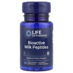 Life Extension Peptídeos de Leite Bioativos 30 Cápsulas Vegetarianas