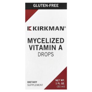 Kirkman Labs Vitamina A Micelizada em Gotas 30 ml (1 fl oz)