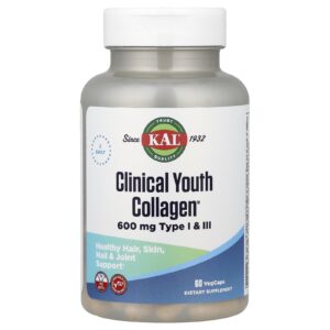 KAL Clinical Youth Collagen 60 Cápsulas Vegetarianas