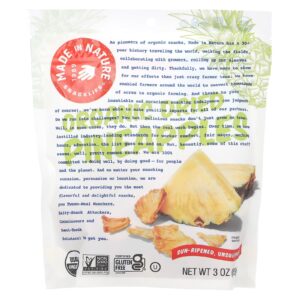 Made in Nature Orgânico Supersnacks de Abacaxi Bold & Gold 3 oz (85 g)