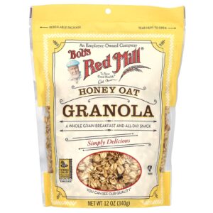 Bobs Red Mill Granola de Mel e Aveia 12 oz (340 g)