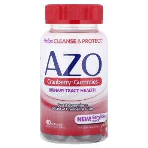 AZO Gomas Cranberry® Frutos Silvestres Deliciosos 40 Gomas (250 mg por Goma)