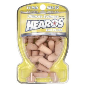 Hearos Tampões auriculares Ultimate Softness Series™ Amarelo NRR 32 14 Pares