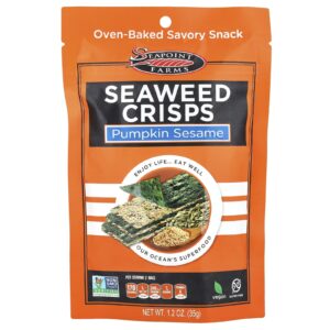 Seapoint Farms Crisps de Algas Marinhas Gergelim de Abóbora 35 g (12 oz)