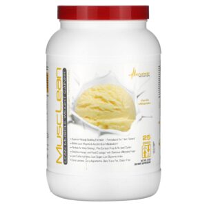 Metabolic Nutrition MuscLean Ganho de Peso Muscular Magro Milkshake de Baunilha 25 lb