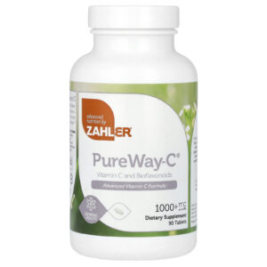 Zahler Pure Way-C Vitamina C e Bioflavonoides 1.000 mg 90 Comprimidos
