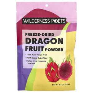 Wilderness Poets Fruta do Dragão liofilizada em pó 99 g (35 oz)