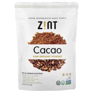 Zint Cru em Pó Orgânico Cacau 227 g (8 oz)
