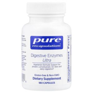 Pure Encapsulations Enzimas Digestivas Ultra 180 Cápsulas