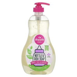 Dapple Baby Detergente para Garrafa e Louça Lavanda Doce 500 ml (169 fl oz)