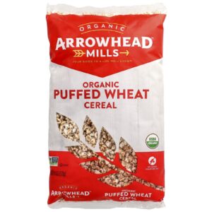 Arrowhead Mills Cereal de Trigo Tufado Orgânico 170 g (6 oz)
