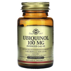 Solgar Ubiquinol (CoQ10 Reduzida) 50 Cápsulas Softgel (100 mg por Cápsula Softgel)