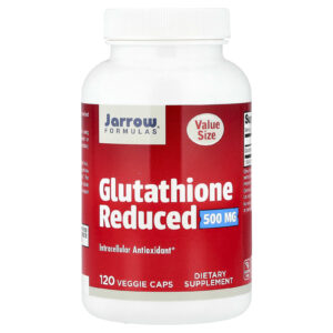 Jarrow Formulas Glutationa Reduzida 500 mg 120 Cápsulas Vegetais