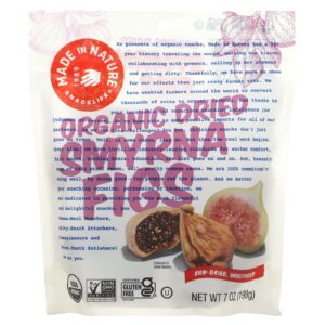 Made in Nature Figos de Esmirna Orgânicos e Desidratados 198 g (7 oz)