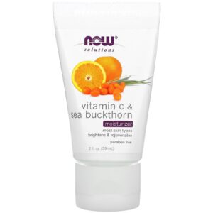 NOW Foods Soluções Vitamina C e Hidratante de Espinheiro Marítimo 59 ml (2 fl oz)