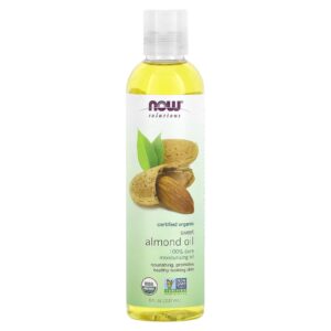 NOW Foods Solutions Óleo de Amêndoa Doce Orgânico Certificado 237 ml (8 fl oz)