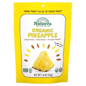 Natierra Abacaxi Orgânico Liofilizado 43 g (15 oz)