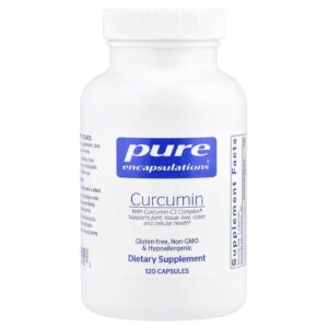 Pure Encapsulations Curcumina 120 Cápsulas (250 mg por Cápsula)