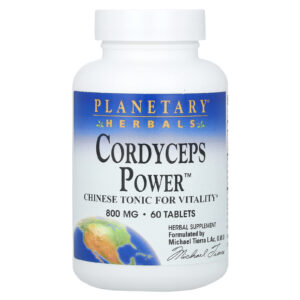 Planetary Herbals Cordyceps Power 60 Comprimidos (400 mg por Comprimido)