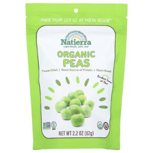 Natierra Liofilizado Orgânico Ervilhas 62 g (22 oz)