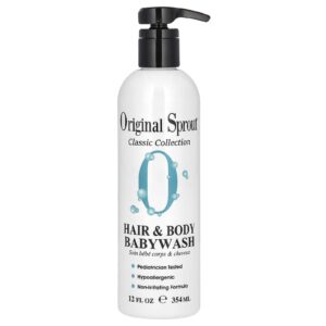 Original Sprout Sabonete para Bebês para Corpo e Cabelos Para Bebês e Maiores 12 fl oz (354 ml)