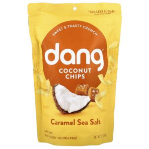 Dang Foods Chips de Coco Sal Marinho com Caramelo 90 g (317 oz)