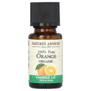 Natures Answer Óleo Essencial Orgânico 100% Pura Laranja 05 fl oz / 15 ml