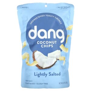 Dang Foods Chips de Coco Levemente Salgados 90 g (317 oz)