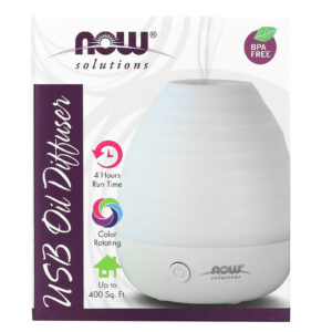 NOW Foods Soluções Difusor de Óleo USB 1 Difusor
