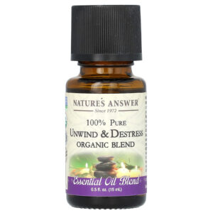 Natures Answer Mistura de Óleos Essenciais Orgânicos Descontraia e Alivia o Estresse 15 ml (05 fl oz)