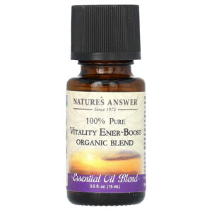 Natures Answer Mistura de Óleos Essenciais Orgânicos Vitality Ener-Boost 15 ml (05 fl oz)