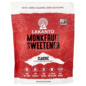 Lakanto Adoçante de Fruta-dos-monges com Eritritol Clássico 235 g (829 oz)