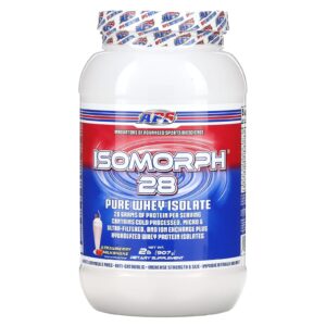 APS Isomorph 28 Isolado de Whey Puro Milkshake de Morango 907 g (2 lbs)