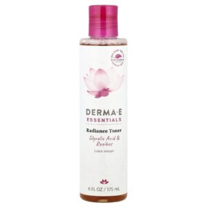 DERMA E Essentials Tônico Iluminador Ácido Glicólico e Rooibos 175 ml (6 fl oz)
