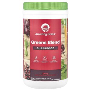 Amazing Grass Superalimento com Mistura de Verduras Fruto Silvestre 480 g (169 oz)