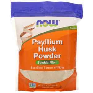 NOW Foods Casca de Psyllium em Pó 680 g (15 lbs)