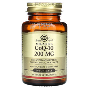 Solgar Megasorb CoQ-10 200 mg 60 Cápsulas Softgel